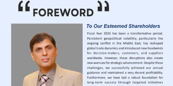 Annual Report 2026: Foreword by Sealmatic MD Umar A. K. Balwa