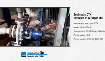 Sealmatic CTX Installed In A Sugar Mill