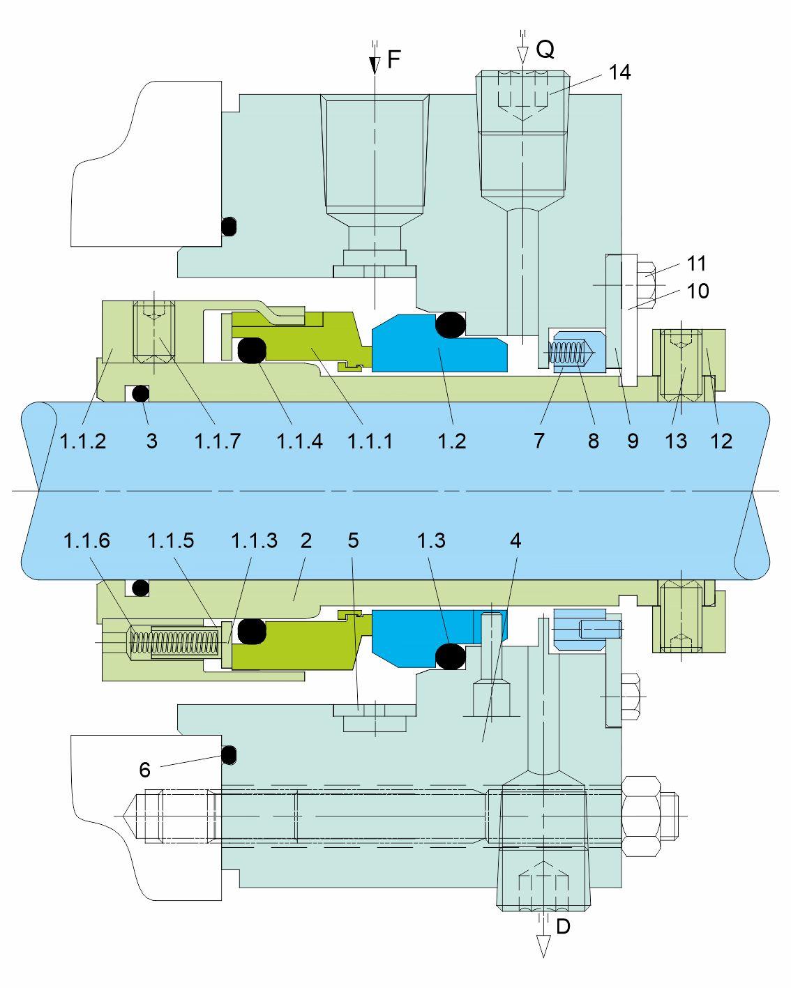 B750VN Single Seal