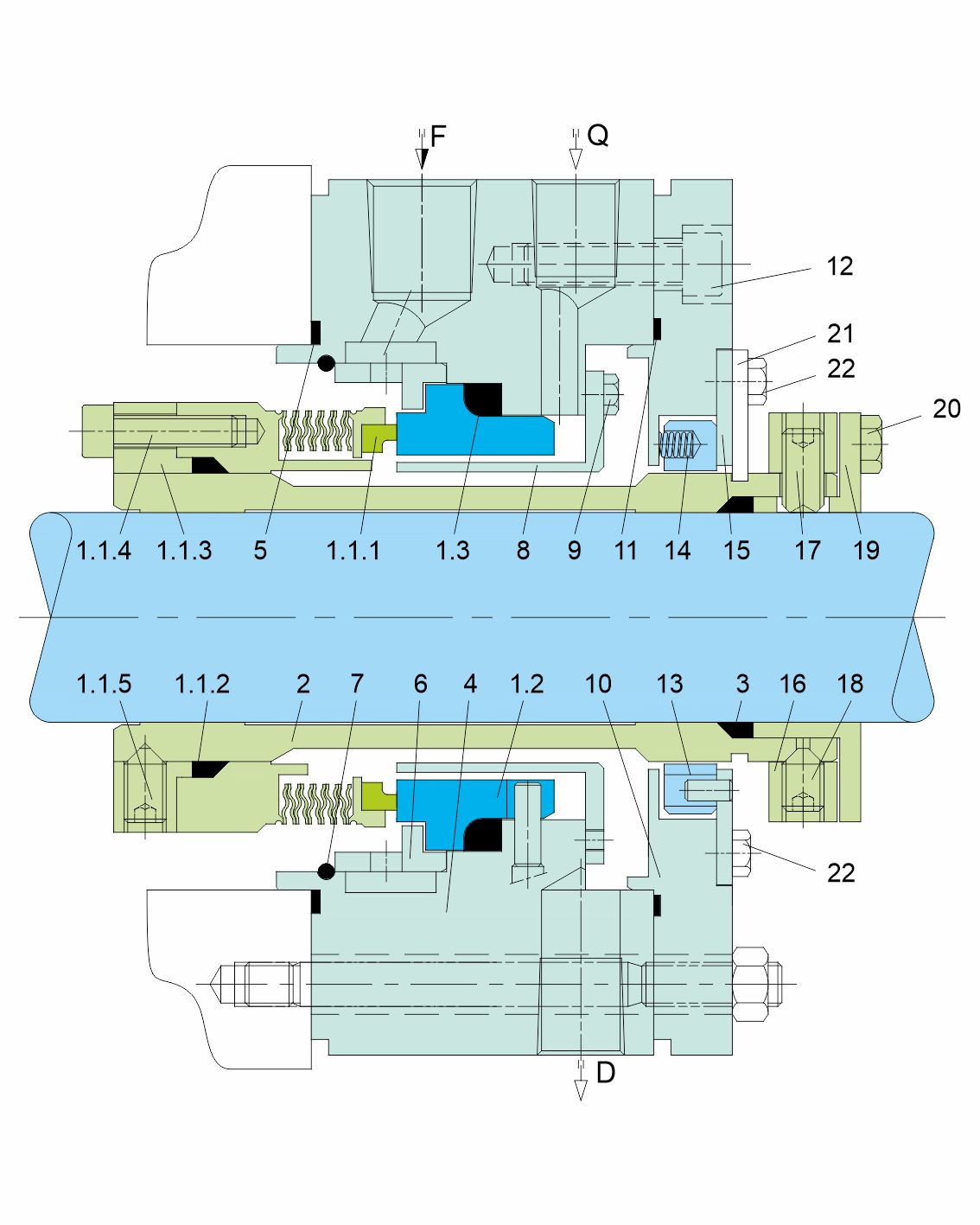 UFLWT800 Single Seal