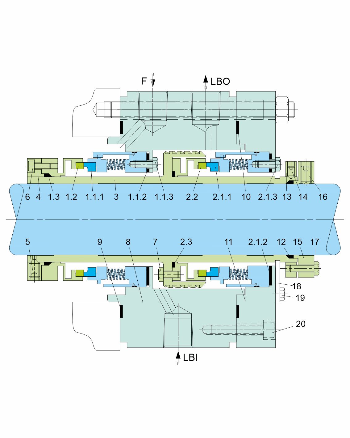 UFL650-Ta Dual Seal